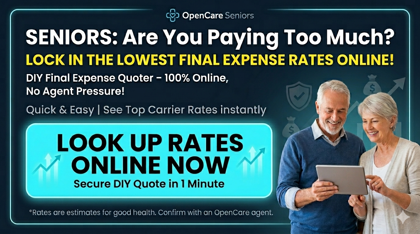 Look Up Rates Online Now - OpenCare Seniors DIY Quote